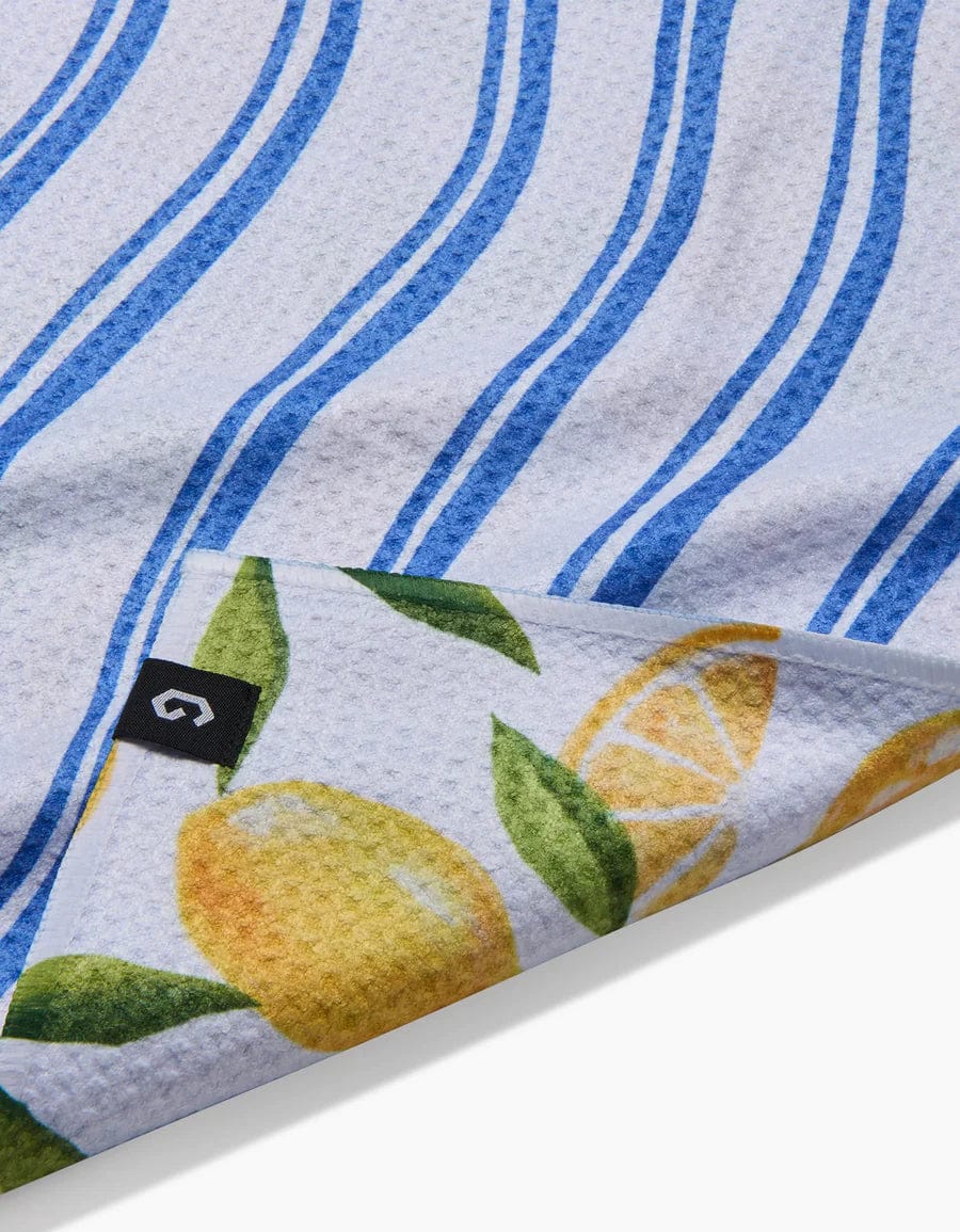 Geometry Kitchen Towel Lemon Bliss Double-Sided Kitchen Tea Towel