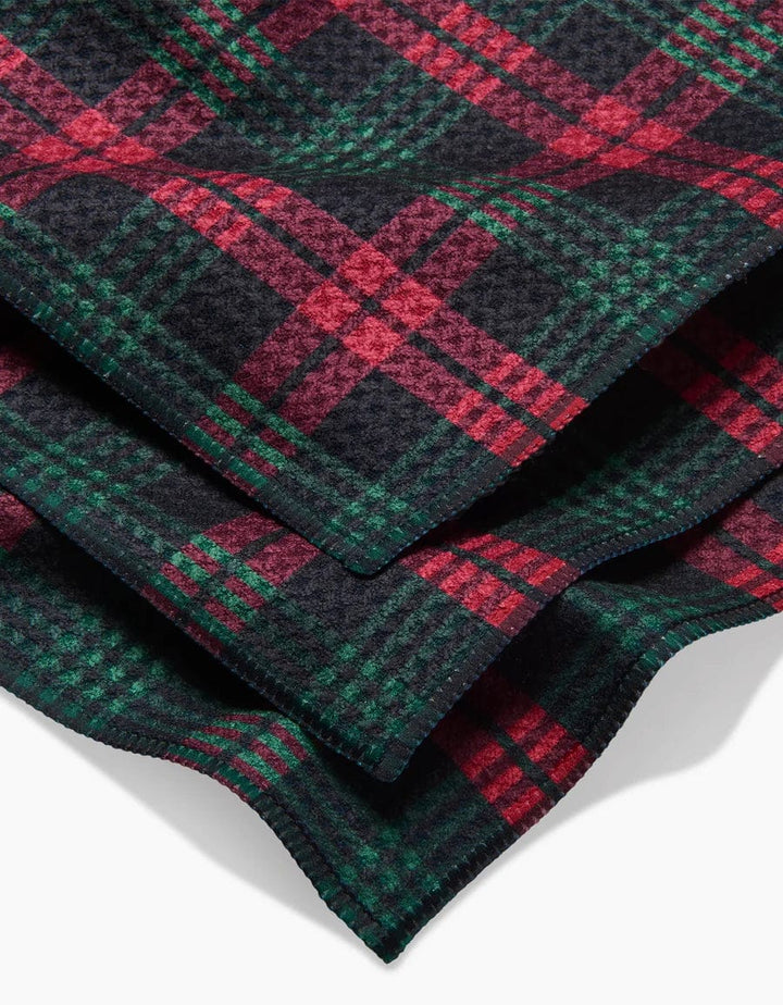 Geometry Kitchen Towel Very Merry Plaid Dishcloth Set