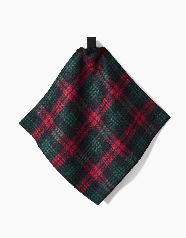 Geometry Kitchen Towel Very Merry Plaid Dishcloth Set