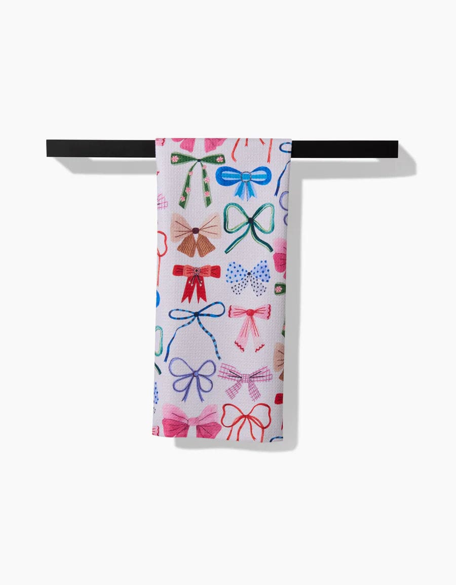 Geometry Kitchen Towels Bows Kitchen Tea Towel