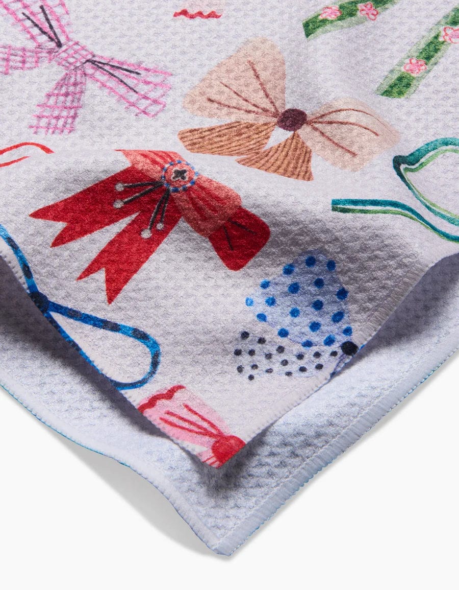 Geometry Kitchen Towels Bows Kitchen Tea Towel