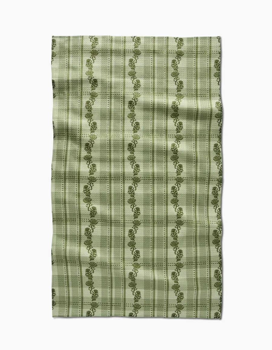 Geometry Kitchen Towels Celtic Plaid Kitchen Tea Towel