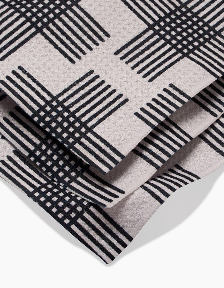 Geometry Kitchen Towels Cross Hatch Dishcloth Set