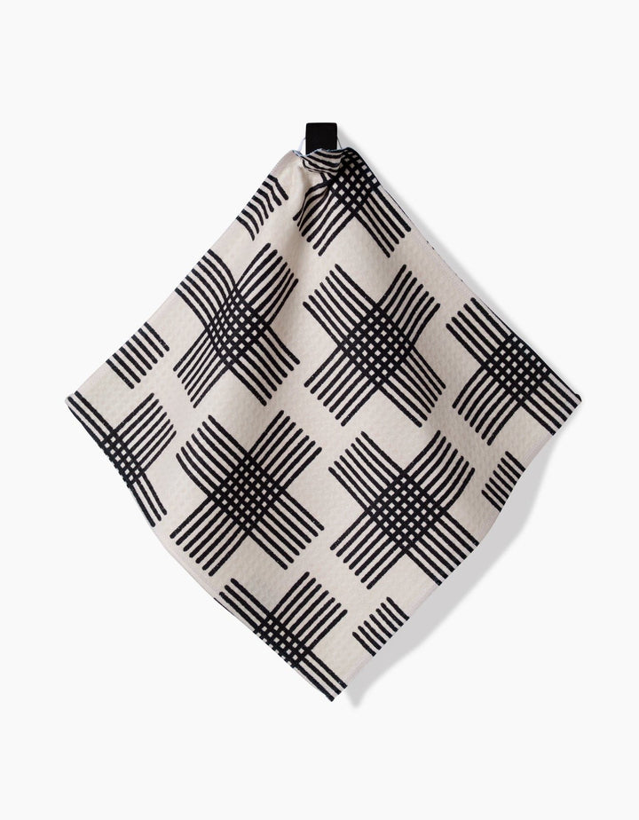 Geometry Kitchen Towels Cross Hatch Dishcloth Set