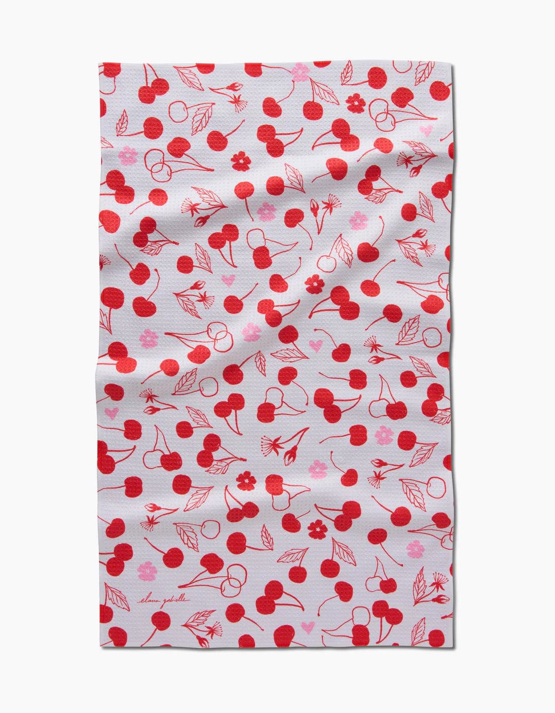 Geometry Kitchen Towels Cute Cherry Kitchen Tea Towel