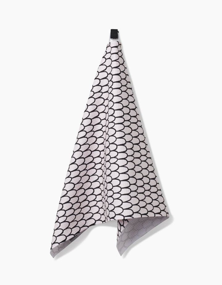 Geometry Kitchen Towels Fish Scale Scribble Kitchen Tea Towel