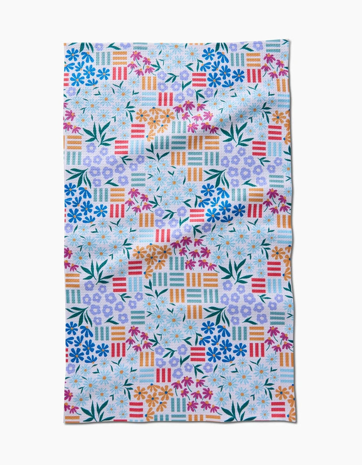 Geometry Kitchen Towels Floral Garden Kitchen Tea Towel