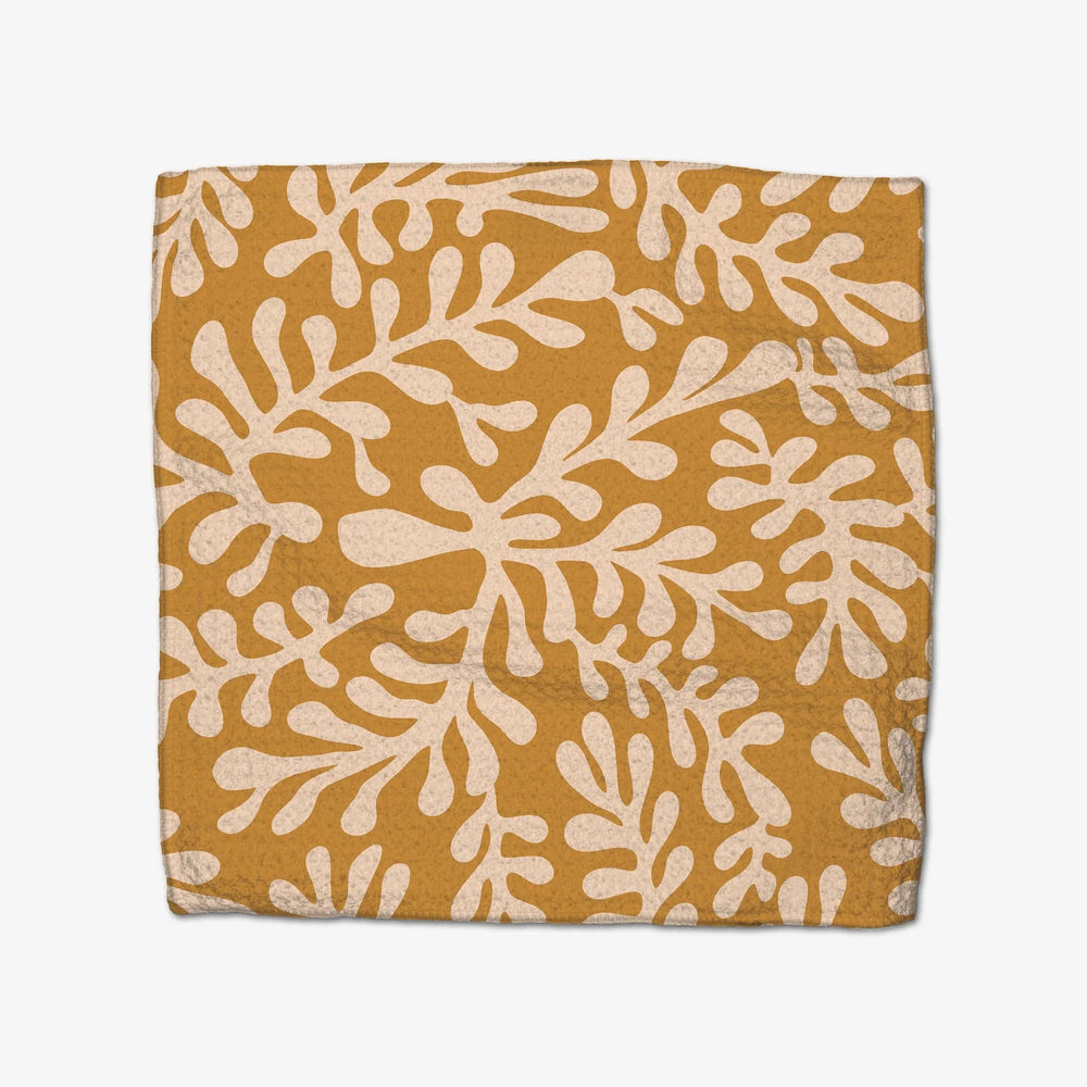Geometry Kitchen Towels Golden Fall Dishcloth Set