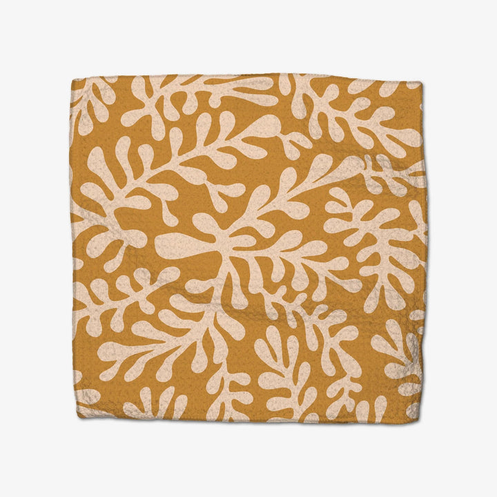 Geometry Kitchen Towels Golden Fall Dishcloth Set
