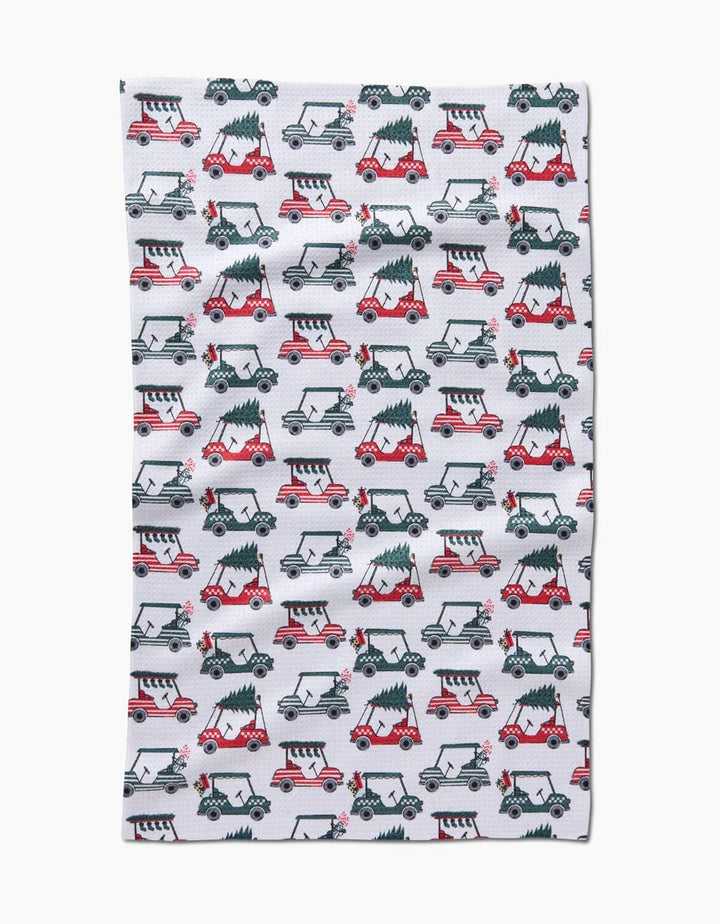 Geometry Kitchen Towels Holiday Golf Kitchen Tea Towel