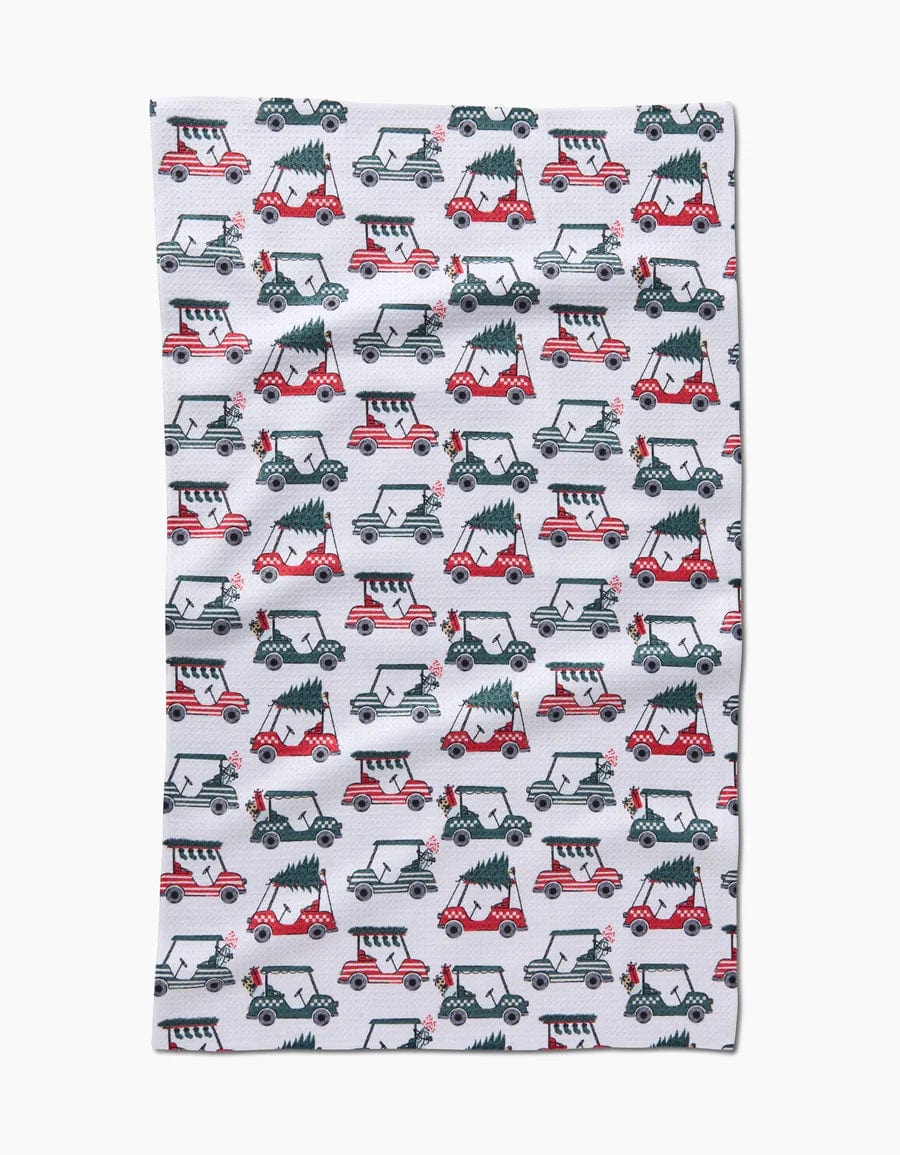 Geometry Kitchen Towels Holiday Golf Kitchen Tea Towel