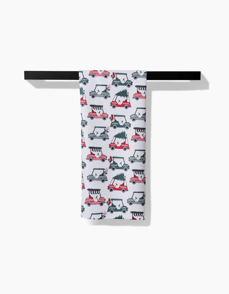 Geometry Kitchen Towels Holiday Golf Kitchen Tea Towel