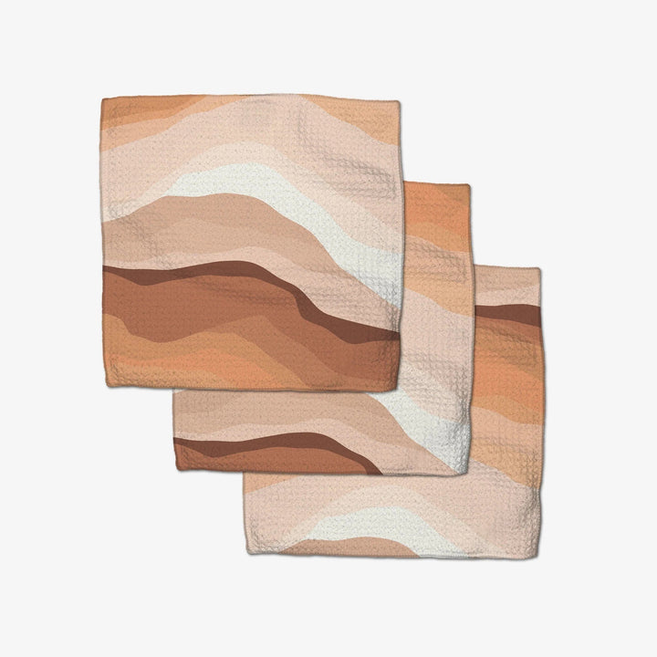Geometry Kitchen Towels Levels of Fall Dishcloth Set