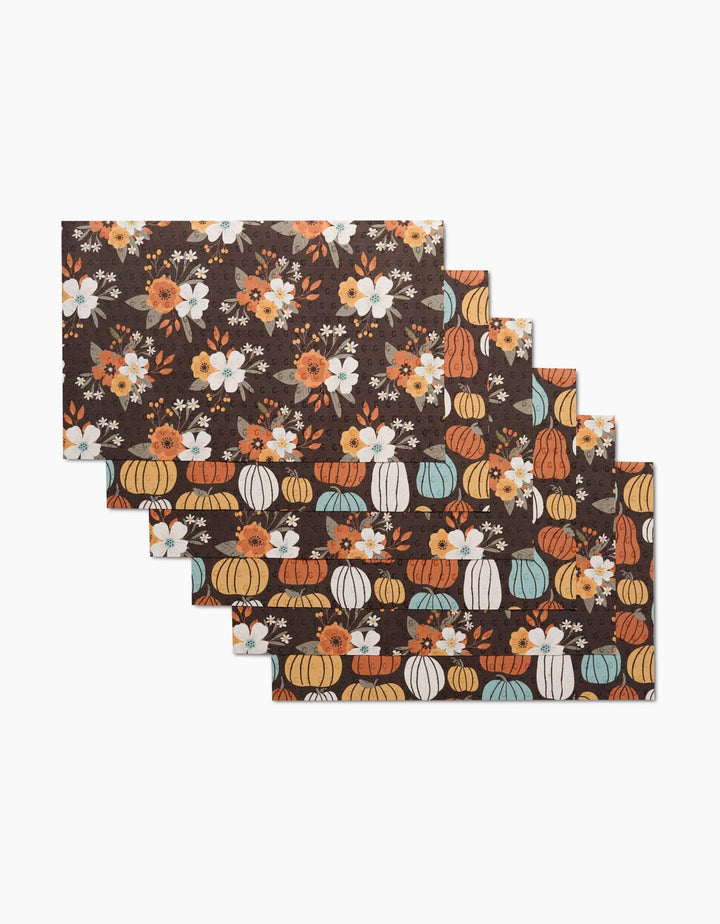 Geometry Kitchen Towels Not Paper Towels - Autumn Charm