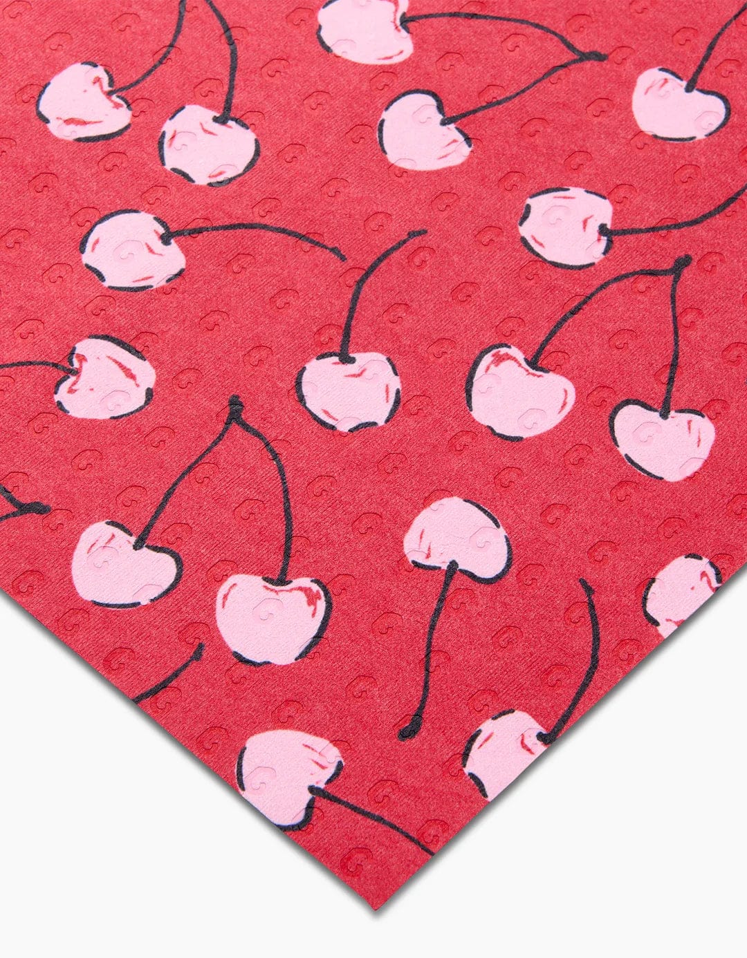 Geometry Kitchen Towels Not Paper Towels - Valentines Fruit Cherry