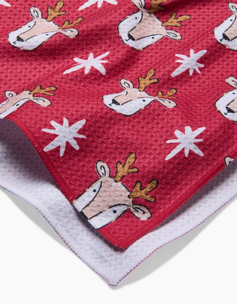 Geometry Kitchen Towels Reindeer Star Kitchen Tea Towel