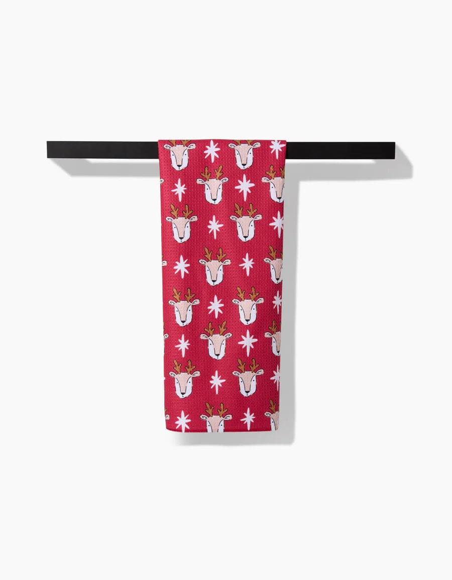 Geometry Kitchen Towels Reindeer Star Kitchen Tea Towel