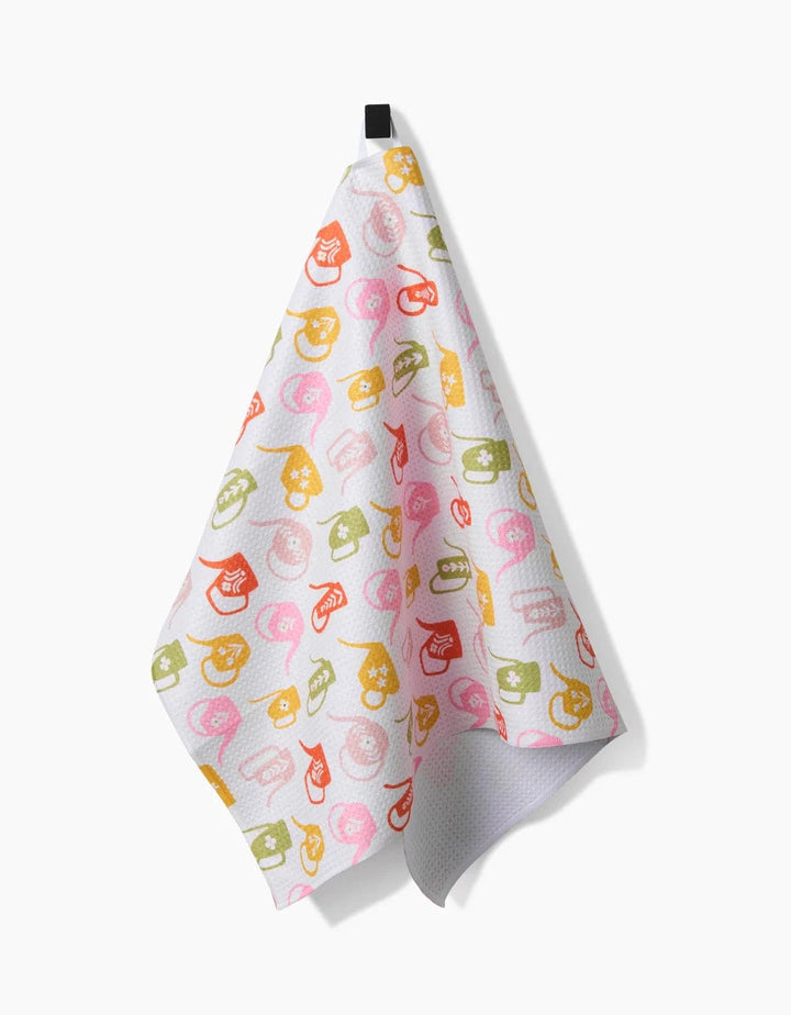 Geometry Kitchen Towels Retro Watering Cans Kitchen Tea Towel