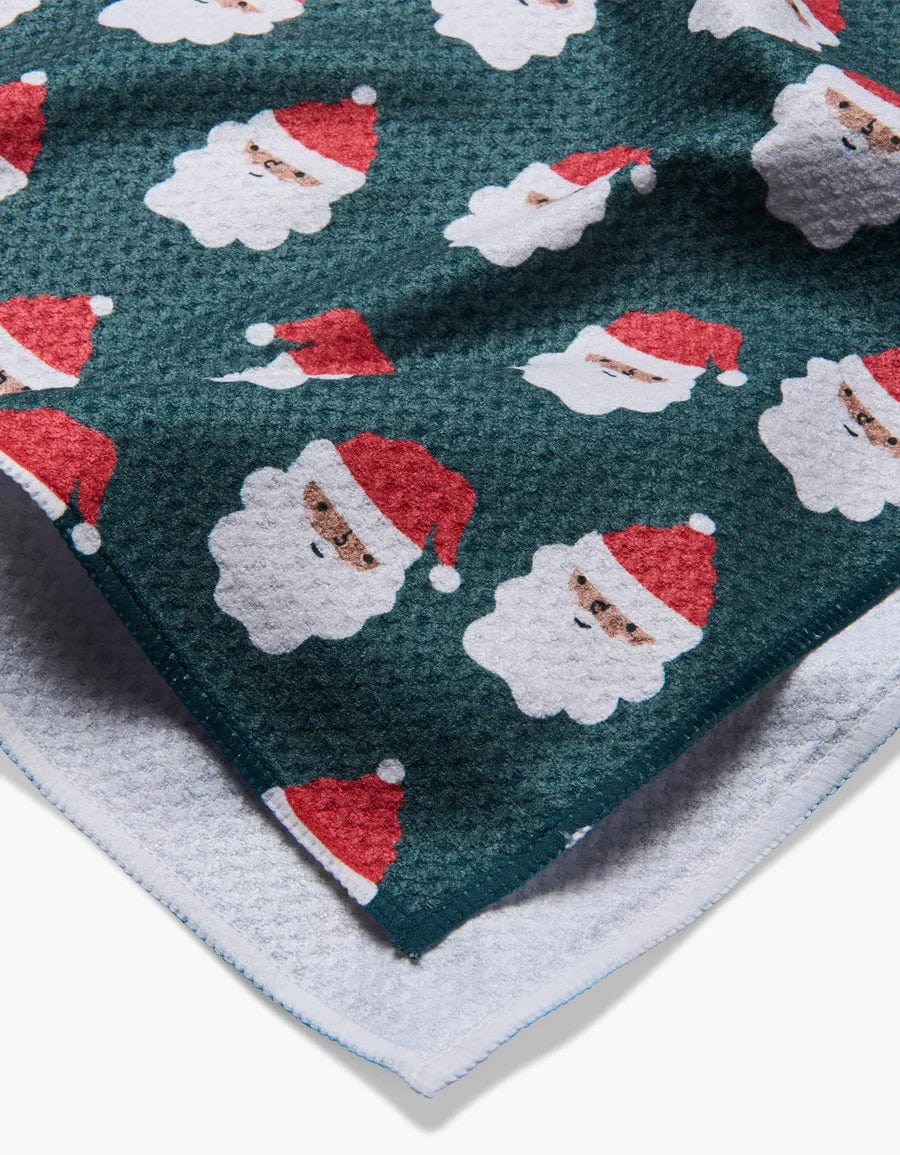 Geometry Kitchen Towels Santa Santa Kitchen Tea Towel