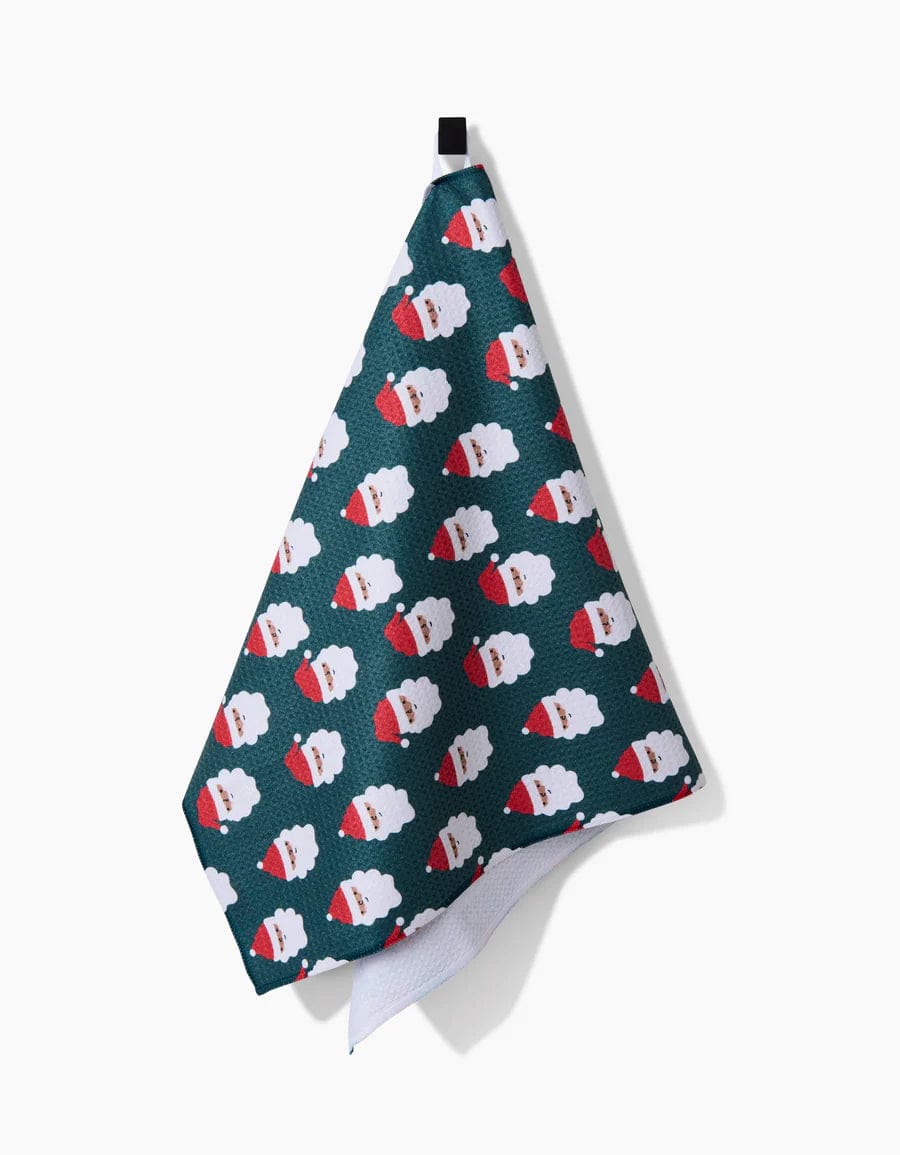 Geometry Kitchen Towels Santa Santa Kitchen Tea Towel