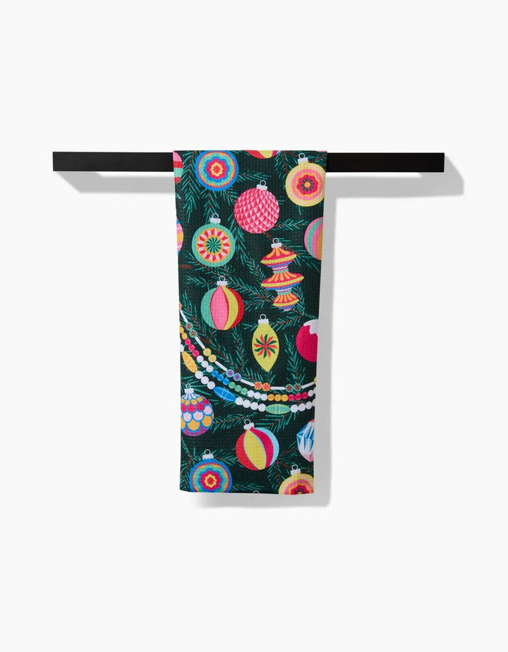 Geometry Kitchen Towels Shiny Ornaments Kitchen Tea Towel