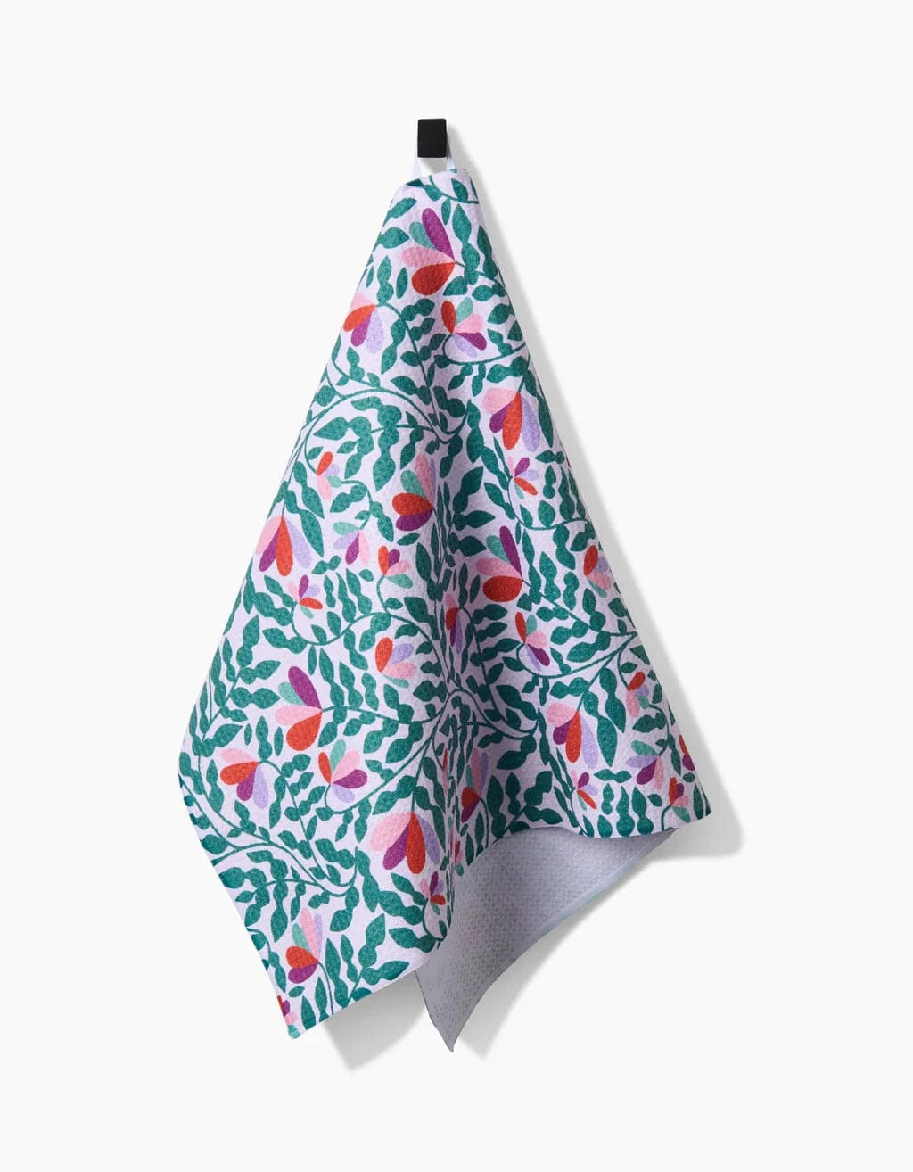 Geometry Kitchen Towels Spring Wavy Leaves Kitchen Tea Towel