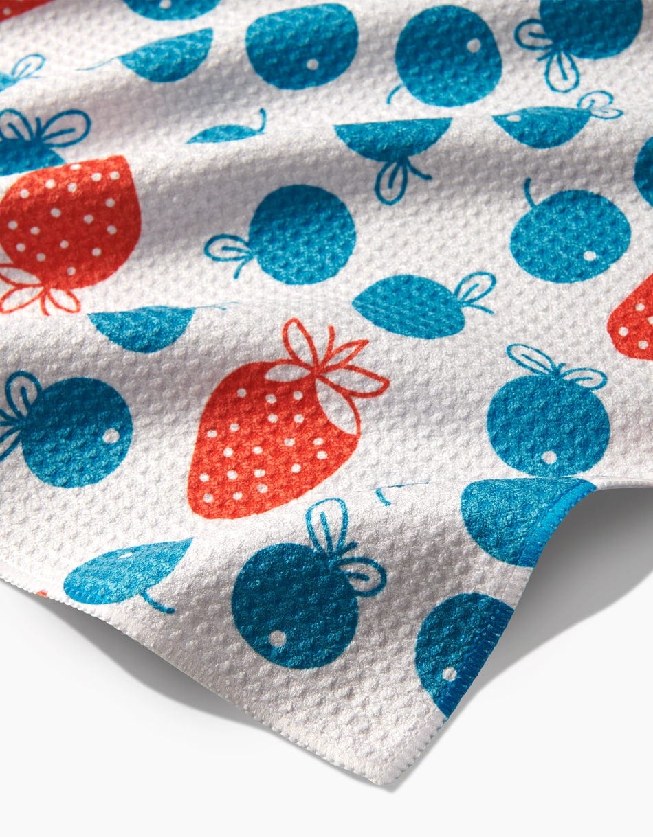 Geometry Kitchen Towels Star Spangled Berry Kitchen Tea Towel