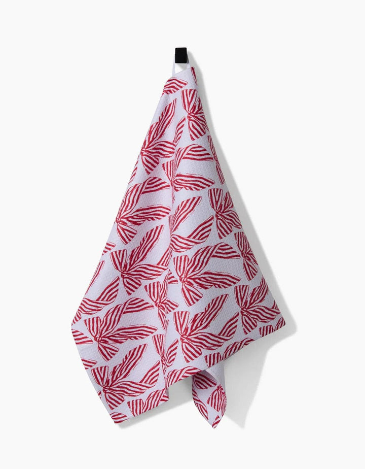 Geometry Kitchen Towels Striped Bows Kitchen Tea Towel