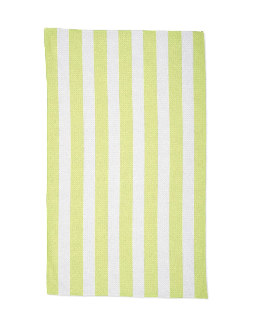 Geometry Kitchen Towels Summer Bold Green Kitchen Tea Towel
