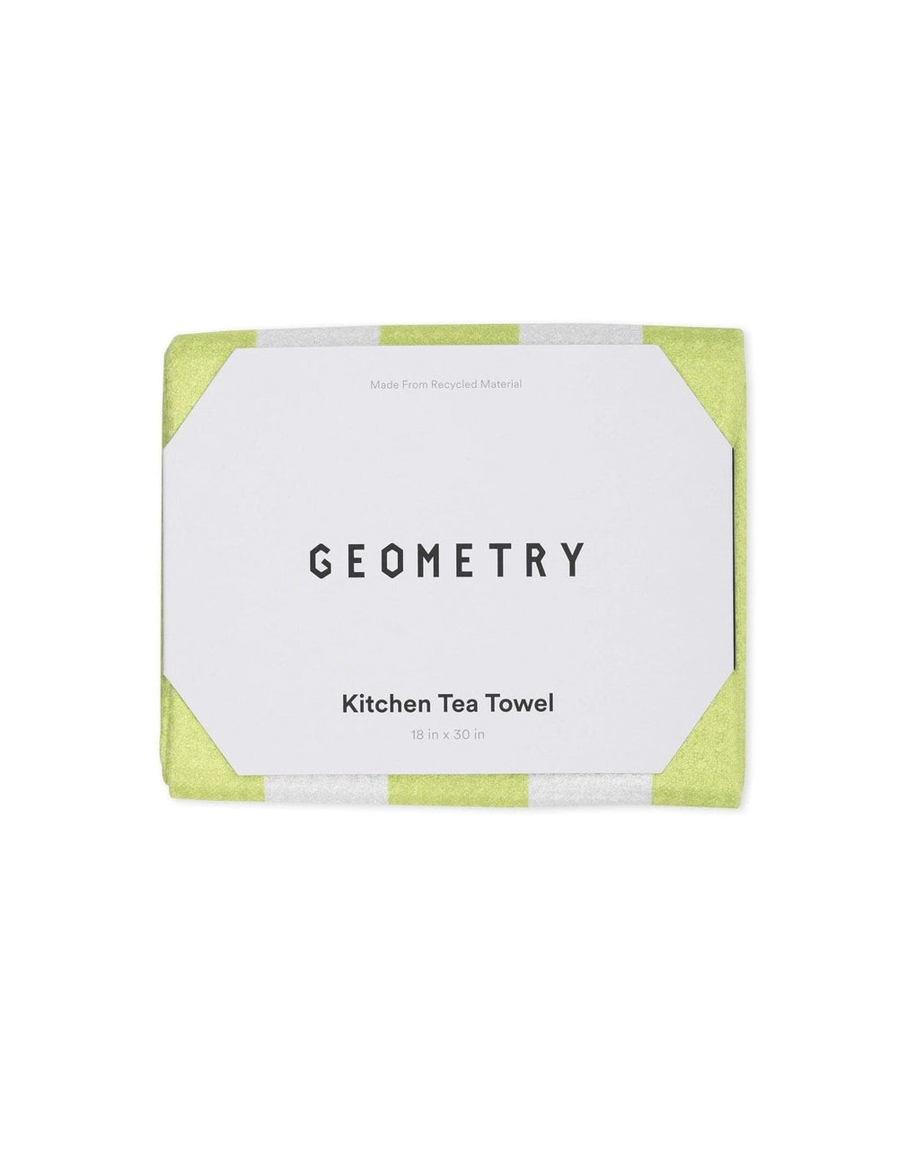 Geometry Kitchen Towels Summer Bold Green Kitchen Tea Towel