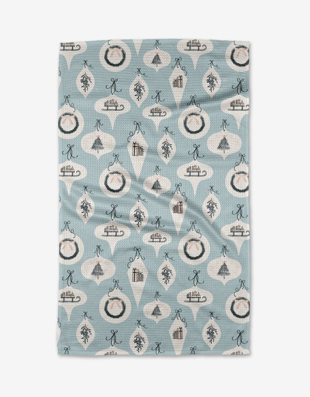 Geometry Kitchen Towels Tis the Season Kitchen Tea Towel