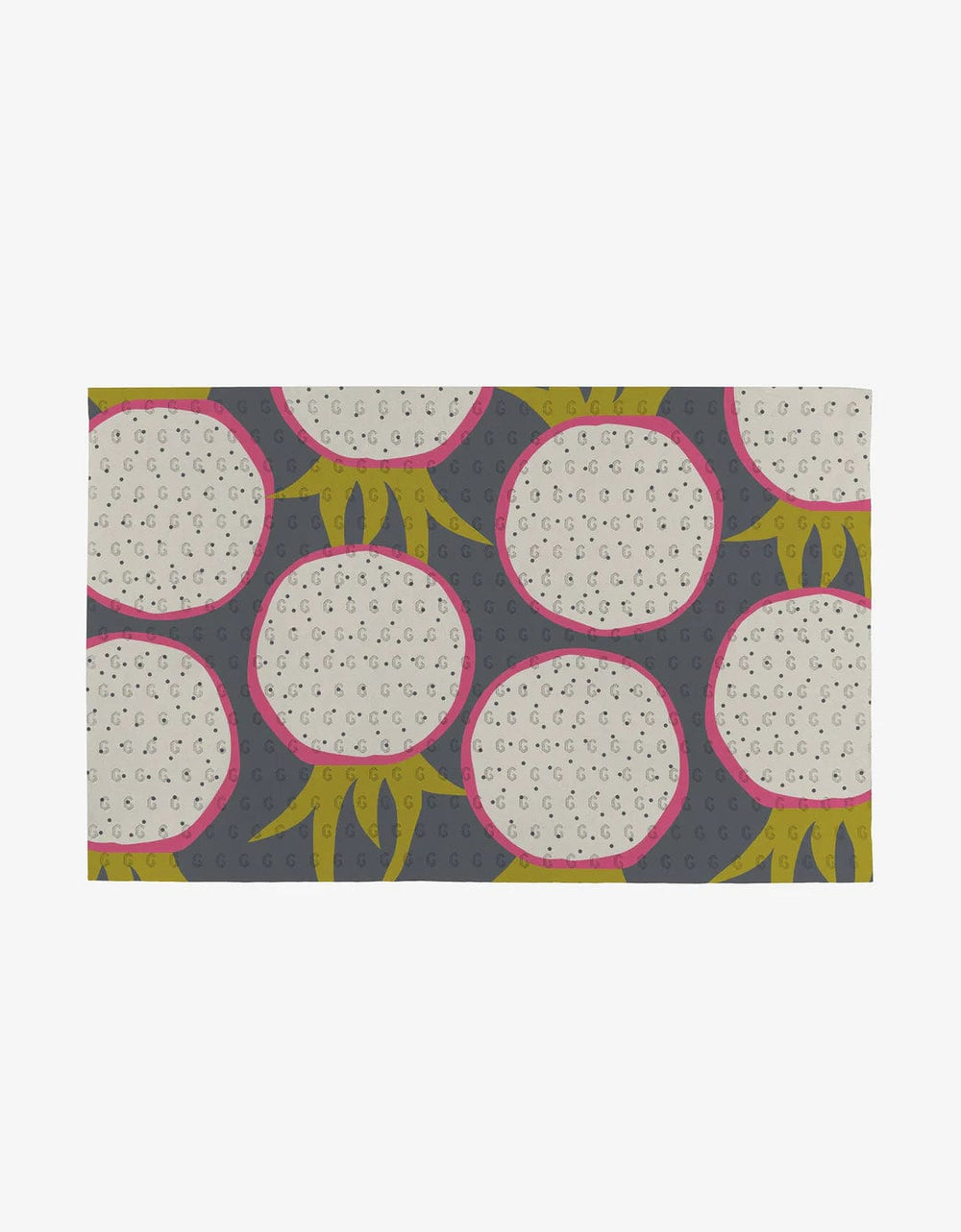 Geometry Kitchen Towels Tropical Fruit Not Paper Towel