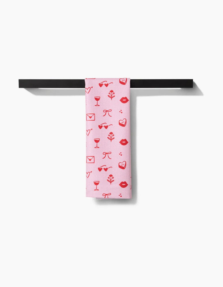 Geometry Kitchen Towels V Day Doodles Kitchen Tea Towel