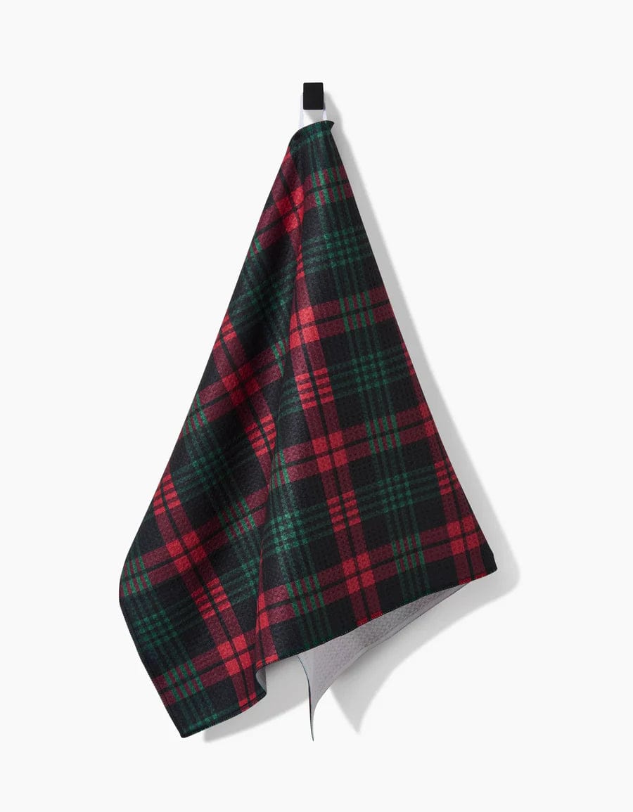 Geometry Kitchen Towels Very Merry Plaid Kitchen Tea Towel