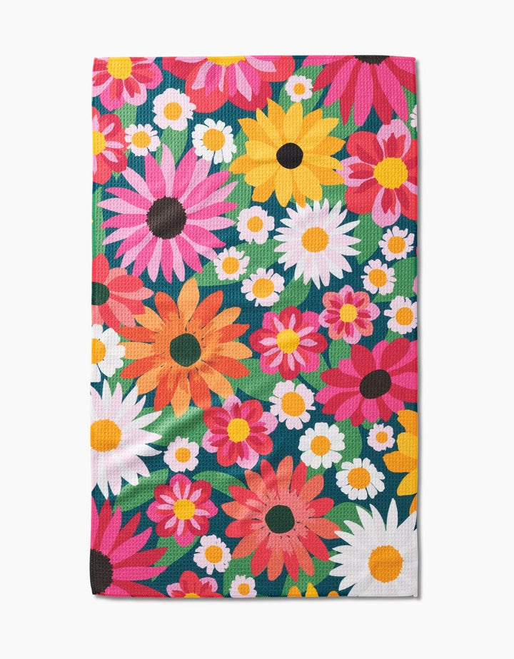 Geometry Kitchen Towels Wild Blooms Kitchen Tea Towel