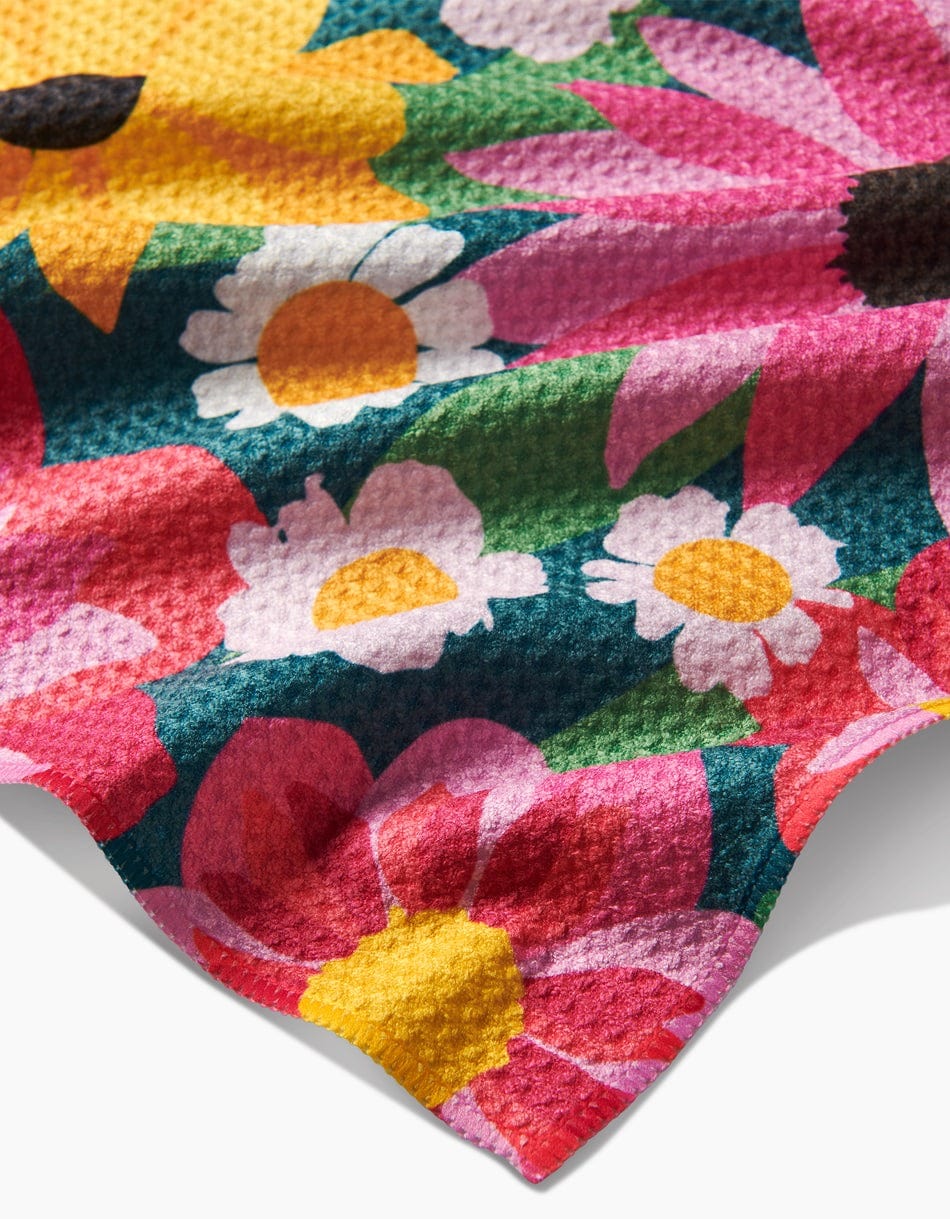 Geometry Kitchen Towels Wild Blooms Kitchen Tea Towel