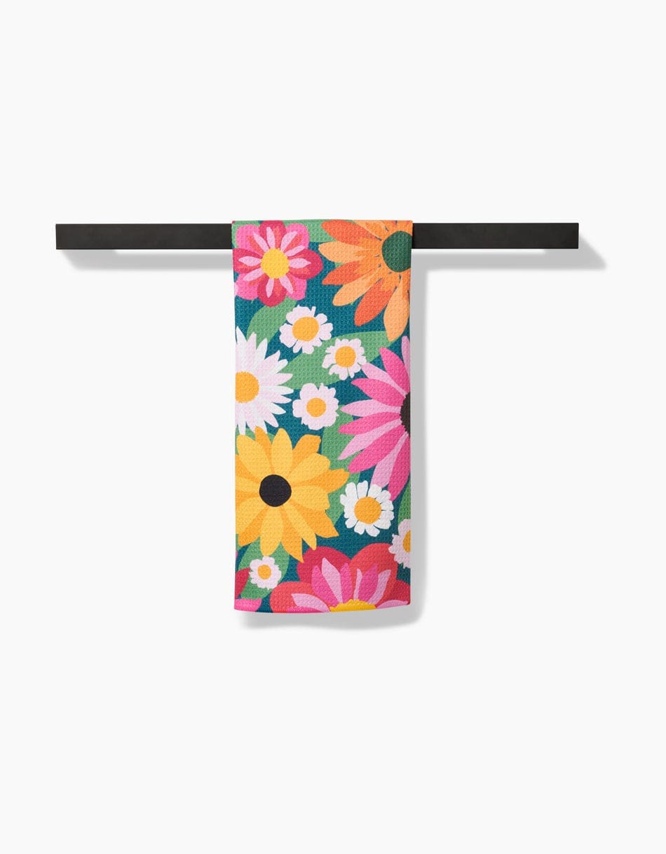 Geometry Kitchen Towels Wild Blooms Kitchen Tea Towel