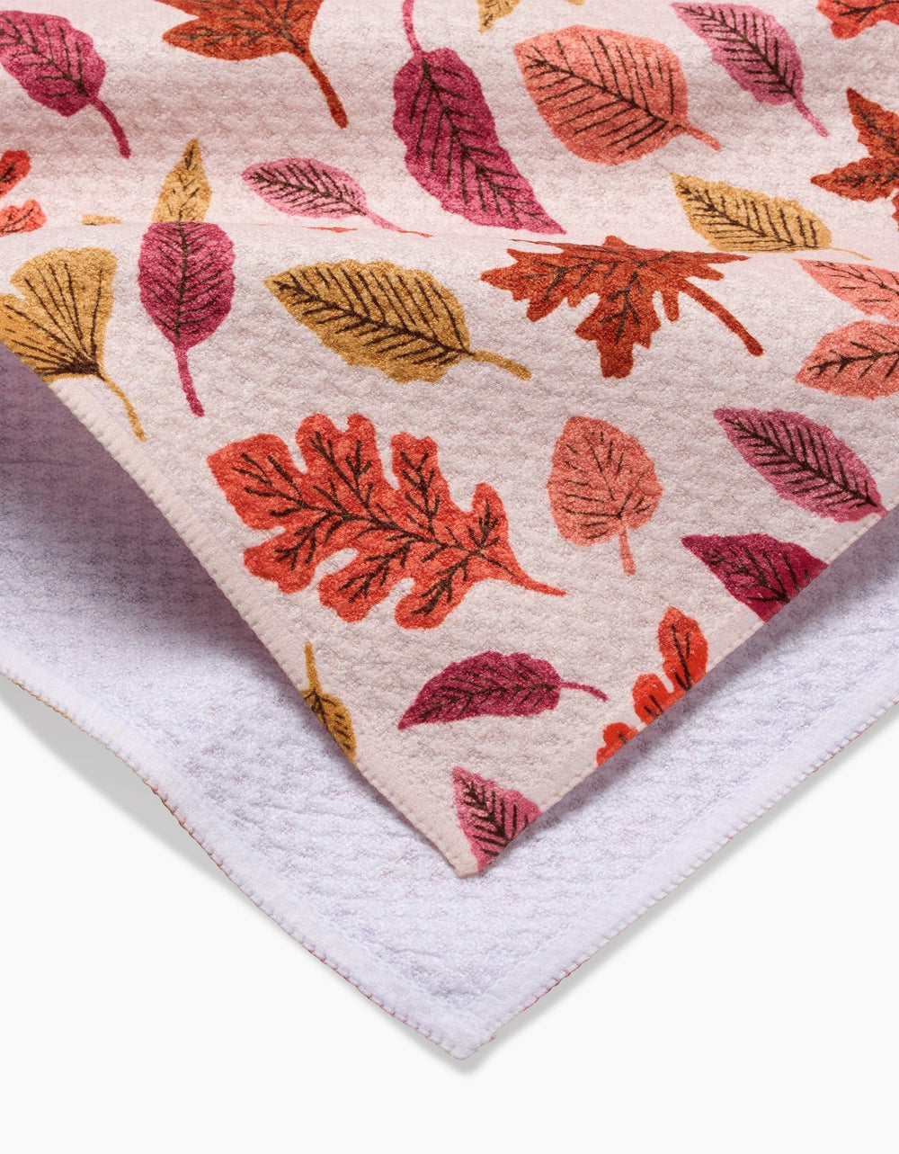 Geometry Tea Towel Fall Leaves Kitchen Tea Towel