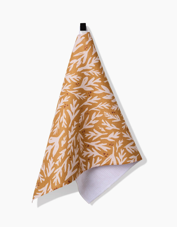 Geometry Tea Towel Trail Dusting Gold Kitchen Tea Towel