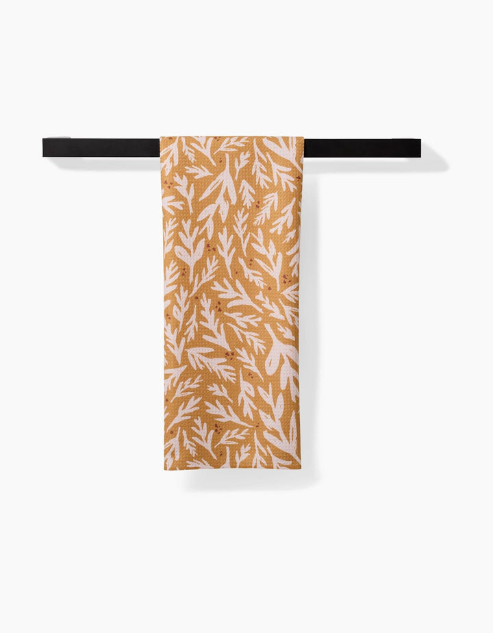 Geometry Tea Towel Trail Dusting Gold Kitchen Tea Towel