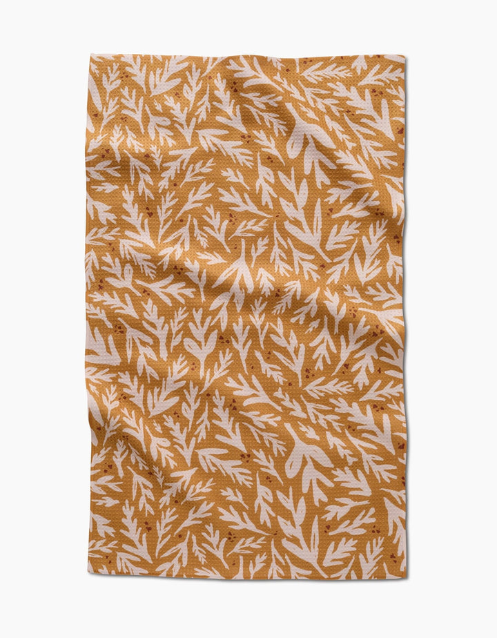 Geometry Tea Towel Trail Dusting Gold Kitchen Tea Towel