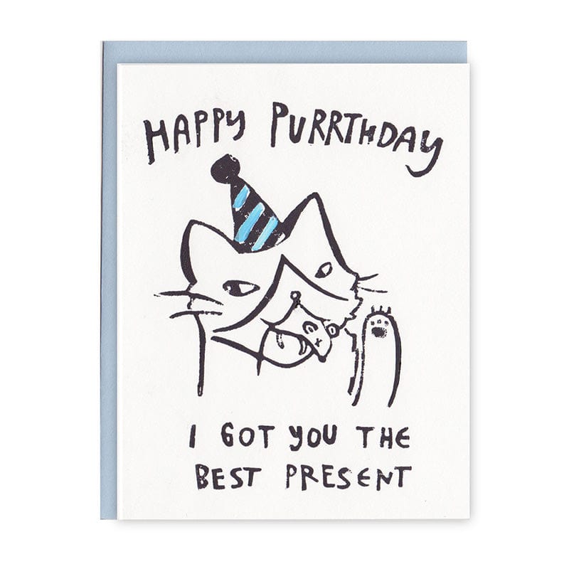 Ghost Academy Card Happy Purrthday  Card