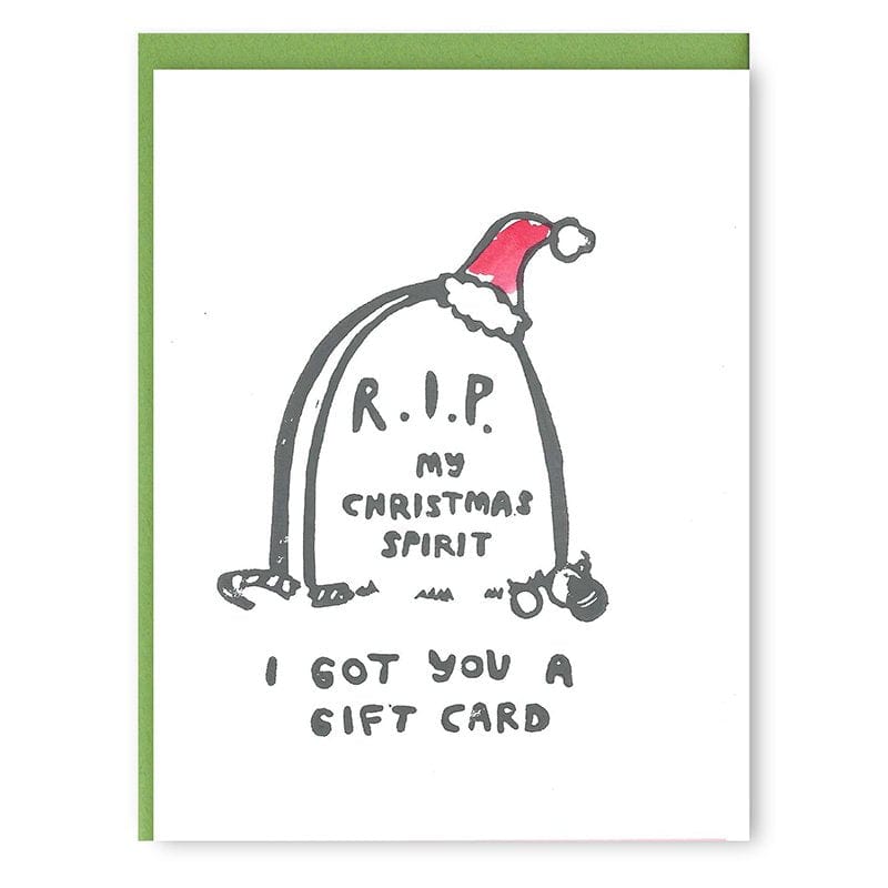 Ghost Academy Card R.I.P. My Christmas Spirit Card
