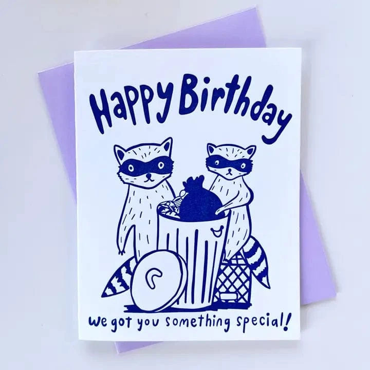 Ghost Academy Cards Birthday Raccoons Card