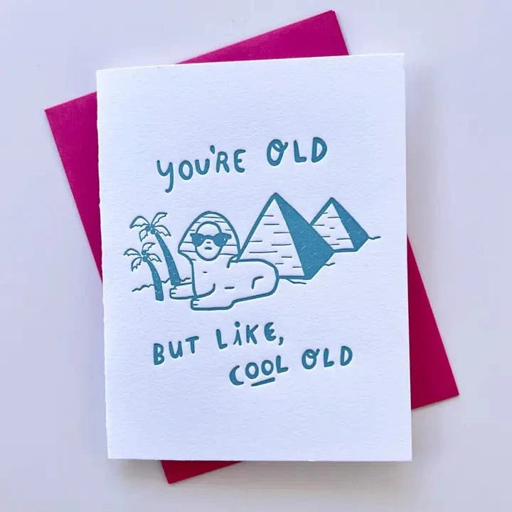 Ghost Academy Cards Cool Old Sphinx & Pyramids Birthday Card