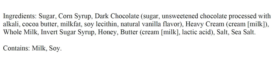 Gig Harbor Candy Company Treats Milk Chocolate Sea Salt Caramels - 9 Piece