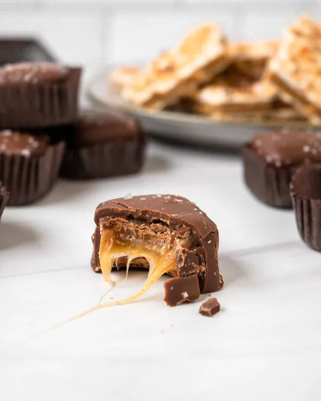 Gig Harbor Candy Company Treats Milk Chocolate Sea Salt Caramels - 9 Piece