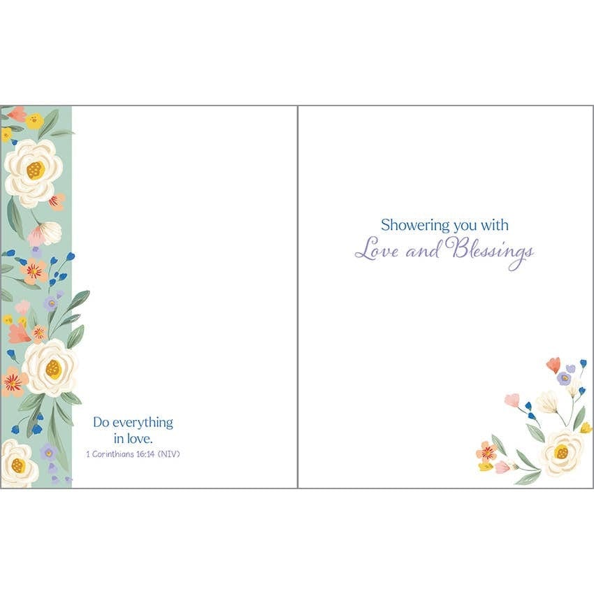 Gina B Designs wedding shower Scripture Wedding Shower Card