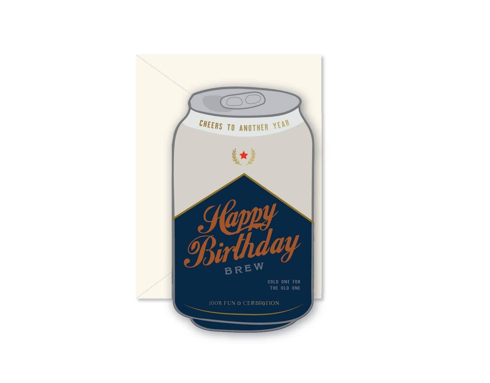 Ginger P. Designs Cards Birthday Brew die-cut Greeting Card