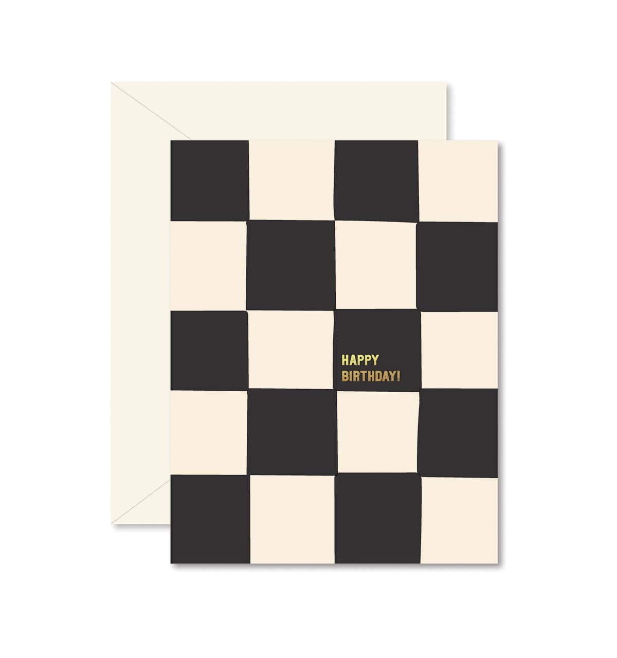 Ginger P. Designs Cards Chessboard Birthday Greeting Card